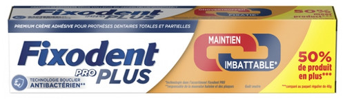 Fixodent Pro Plus Unbeatable Support 60g