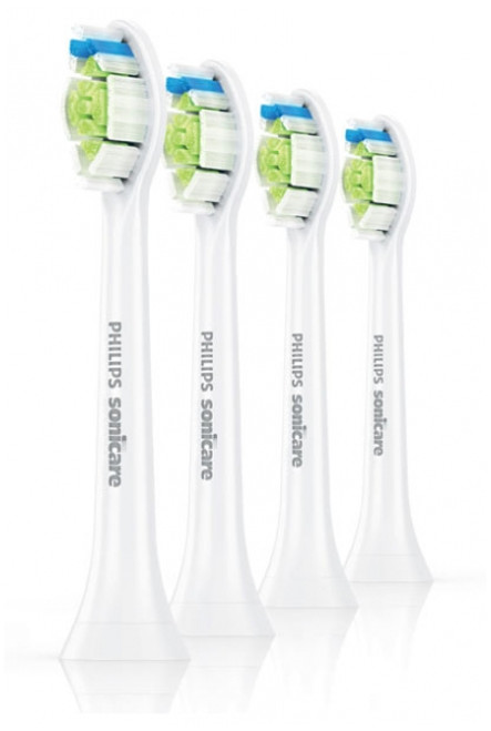 Philips Sonicare W2 Optimal White HX6064 4 Replacement Brush Heads - Colour: White Philips Sonicare W2 Optimal White HX6064 4 Replacement Brush Heads - Colour: White