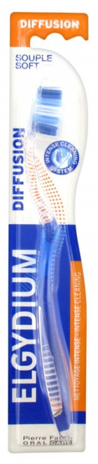 Elgydium Diffusion Toothbrush Soft - Colour: Blue Elgydium Diffusion Toothbrush Soft - Colour: Blue