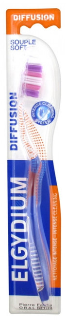 Elgydium Diffusion Toothbrush Soft - Colour: Pink Elgydium Diffusion Toothbrush Soft - Colour: Pink