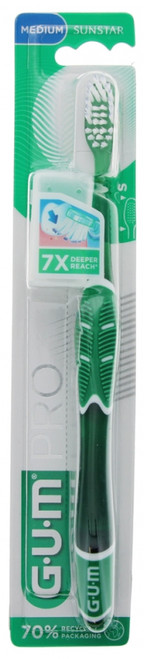 GUM Toothbrush Technique Pro Medium 528 - Colour: Dark Green