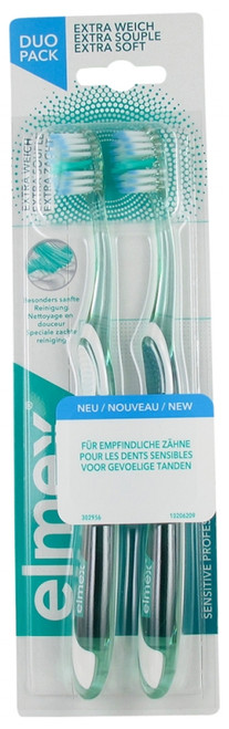 Elmex Sensitive Extrasoft Duo-Pack - Colour: White / Green