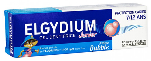 Elgydium Toothpaste Gel Junior Decay Protection 7/12 Years Old Bubble Aroma 50ml Elgydium Toothpaste Gel Junior Decay Protection 7/12 Years Old Bubble Aroma 50ml