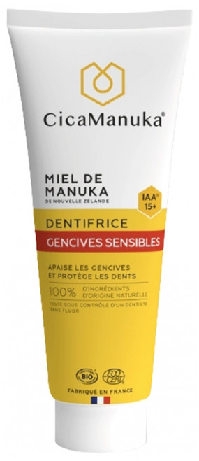 CicaManuka Toothpaste With Manuka Honey IAA15+ Organic 75ml