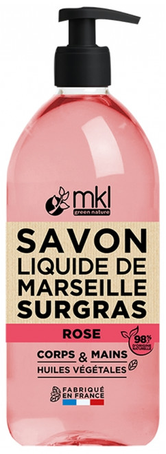 MKL Green Nature Rose Surgras Marseille Liquid Soap 1L MKL Green Nature Rose Surgras Marseille Liquid Soap 1L