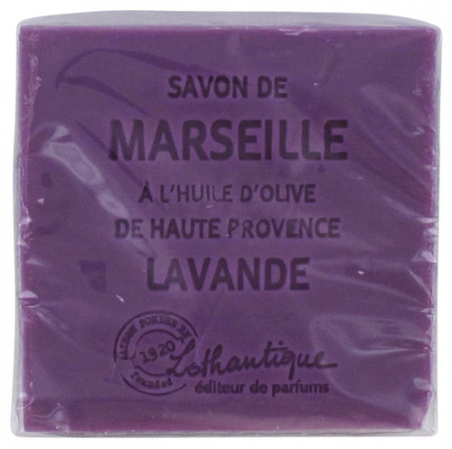 Lothantique Marseille Soap Fragranced 100g - Scent: Lavender Lothantique Marseille Soap Fragranced 100g - Scent: Lavender