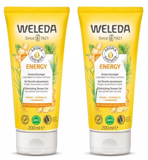 Weleda Energy Stimulating Shower Gel 2 x 200ml Weleda Energy Stimulating Shower Gel 2 x 200ml