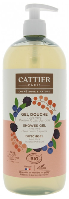 Cattier Aloe Vera Forest Fruits Organic Shower Gel 1 L Cattier Aloe Vera Forest Fruits Organic Shower Gel 1 L