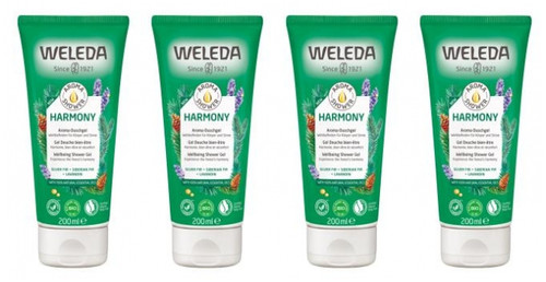 Weleda Harmony Well-Being Shower Gel 4 x 200ml Weleda Harmony Well-Being Shower Gel 4 x 200ml