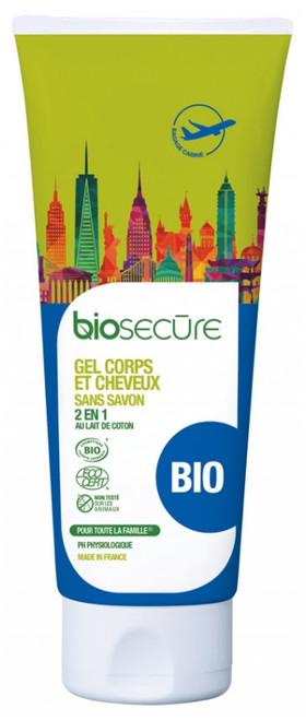 Biosecure Body and Hair Gel Travel Organic 100ml