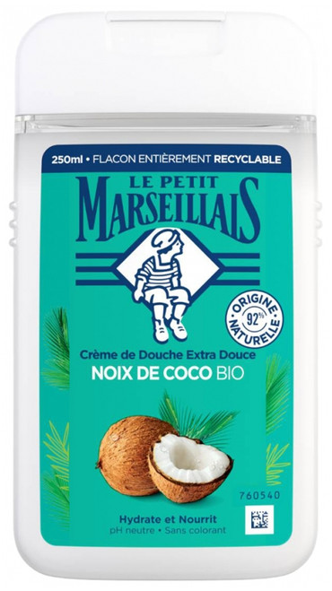 Le Petit Marseillais Extra Gentle Shower Cream Coconut 250ml Le Petit Marseillais Extra Gentle Shower Cream Coconut 250ml