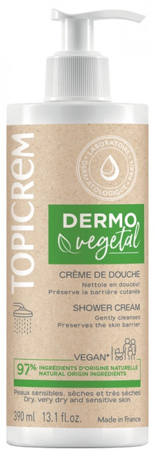 Topicrem DERMOVEGETAL Shower Cream 390ml