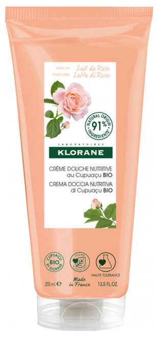 Klorane Nourishing Shower Cream with Organic Cupuaçu Rose Milk 200ml Klorane Nourishing Shower Cream with Organic Cupuaçu Rose Milk 200ml