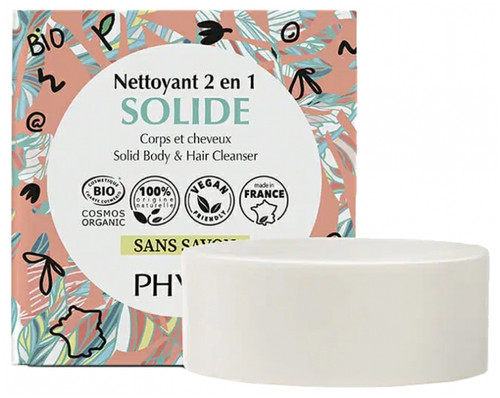 Phyt's Organic 2in1 Solid Body and Hair Cleanser 109ml Phyt's Organic 2in1 Solid Body and Hair Cleanser 109ml