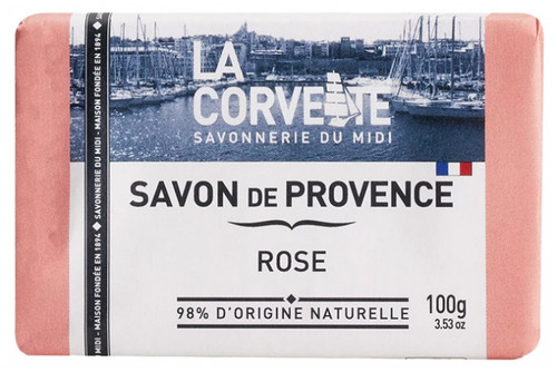 La Corvette Soap of Provence Rose 100g La Corvette Soap of Provence Rose 100g