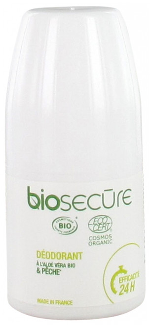 Biosecure Aloe Vera Peach Organic Deodorant 50ml Biosecure Aloe Vera Peach Organic Deodorant 50ml