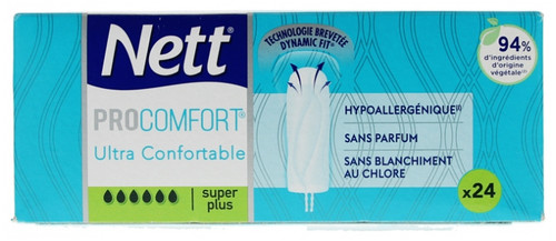 Nett ProComfort 24 Super Plus Tampons Nett ProComfort 24 Super Plus Tampons