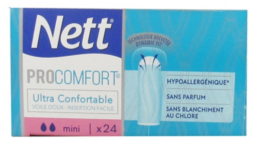 Nett ProComfort 24 Mini Tampons Nett ProComfort 24 Mini Tampons