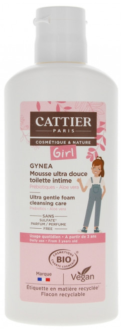 Cattier Gynea Girl Ultra Gentle Foam Intimate Cleansing Care Organic 150 ml Cattier Gynea Girl Ultra Gentle Foam Intimate Cleansing Care Organic 150 ml