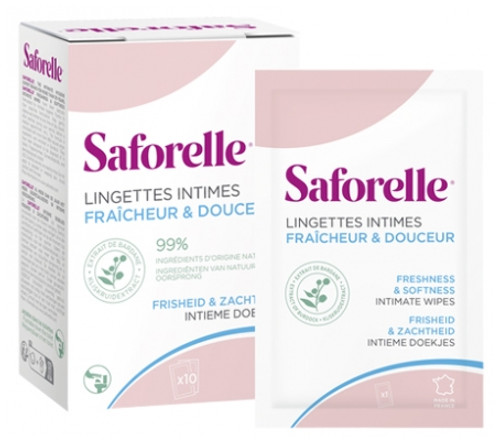 Saforelle Intimate Hygiene Wipes 10 Single Wipes Saforelle Intimate Hygiene Wipes 10 Single Wipes
