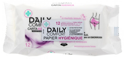 BioGenya Daily Comfort Hygienic Paper Wipes 12 Wipes BioGenya Daily Comfort Hygienic Paper Wipes 12 Wipes
