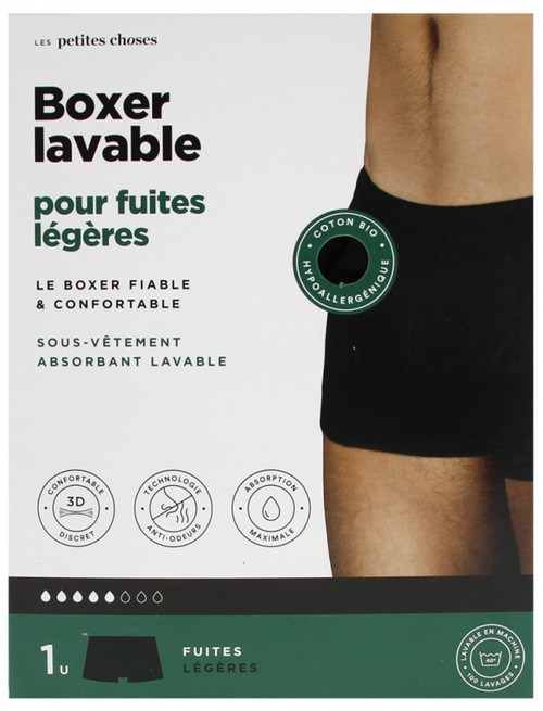Les Petites Choses Men's Washable Boxer Light Leaks - Size: M Les Petites Choses Men's Washable Boxer Light Leaks - Size: M
