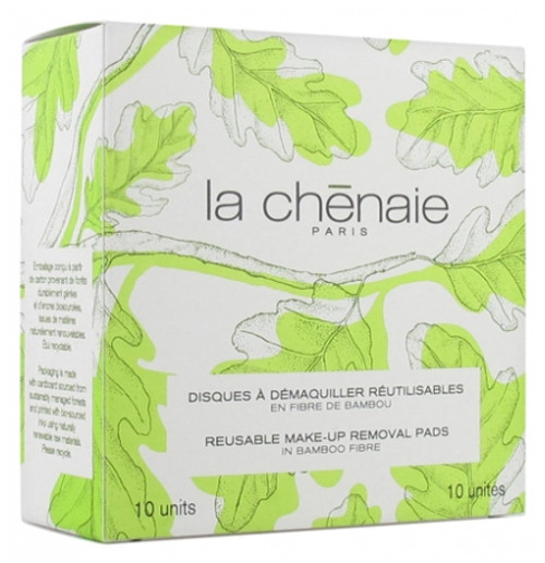 La Chênaie Reusable Make-Up Removal Pads 10 Units La Chênaie Reusable Make-Up Removal Pads 10 Units