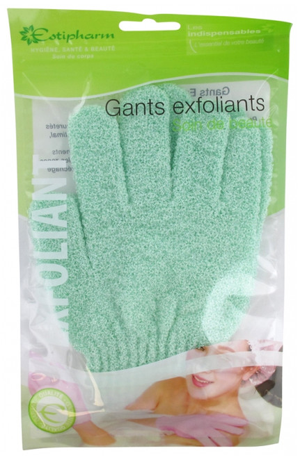 Estipharm 2 Exfoliating Gloves - Colour: Green Estipharm 2 Exfoliating Gloves - Colour: Green