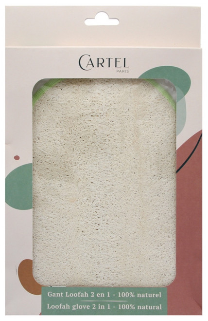 Cartel Paris Loofah Glove 2in1 - Colour: Green Border