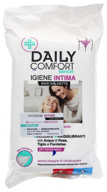 BioGenya Daily Comfort Senior Intimate Hygiene Wipes 60 Wipes BioGenya Daily Comfort Senior Intimate Hygiene Wipes 60 Wipes