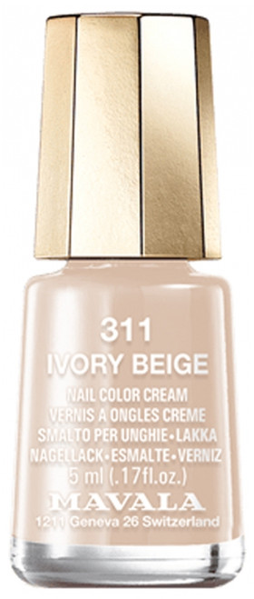 Mavala Mini Color Nail Color Cream 5ml - Colour: 311: Ivory Beige