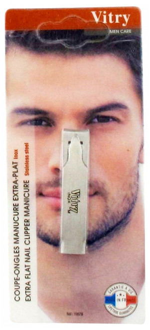 Vitry Men Care Extra Flat Nail Clipper Manicure Stainless Steel Vitry Men Care Extra Flat Nail Clipper Manicure Stainless Steel