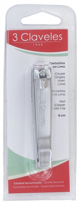 3 Claveles Nail Clipper With File 8cm 3 Claveles Nail Clipper With File 8cm