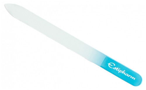Estipharm Colourful Glass Nail File - Colour: Blue Estipharm Colourful Glass Nail File - Colour: Blue
