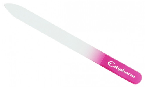 Estipharm Colourful Glass Nail File - Colour: Pink Estipharm Colourful Glass Nail File - Colour: Pink
