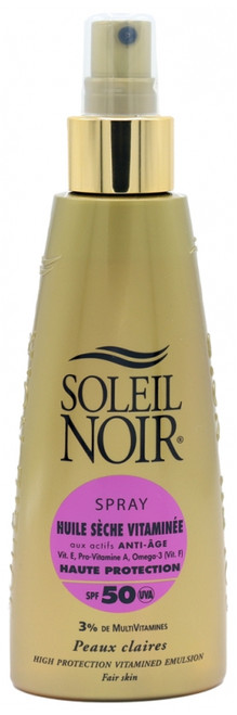 Soleil Noir Vitamined Dry Oil SPF50 Spray 150ml Soleil Noir Vitamined Dry Oil SPF50 Spray 150ml