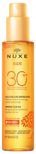 Nuxe Sun Tanning Sun Oil Face and Body SPF30 150ml Nuxe Sun Tanning Sun Oil Face and Body SPF30 150ml