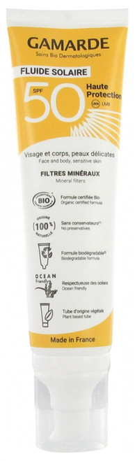Gamarde Sun Care Fluid High Protection SPF50 Organic 100ml Gamarde Sun Care Fluid High Protection SPF50 Organic 100ml