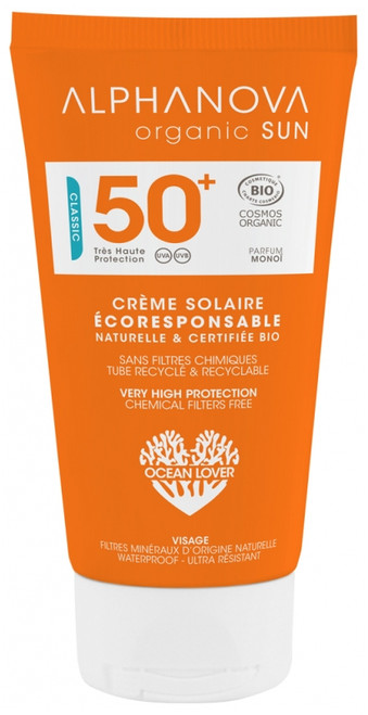 Alphanova Sun Face Cream Environment Friendly SPF50+ Organic 50g Alphanova Sun Face Cream Environment Friendly SPF50+ Organic 50g
