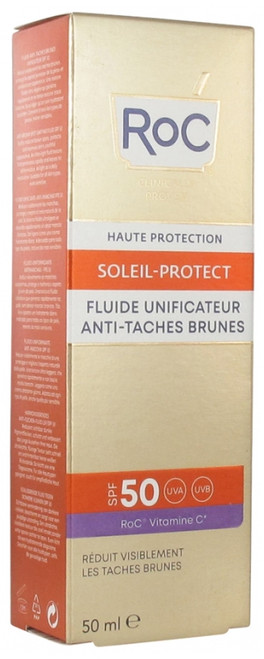 RoC Soleil-Protect Unifying Fluid Anti-Borwn Spots SPF50 50ml RoC Soleil-Protect Unifying Fluid Anti-Borwn Spots SPF50 50ml