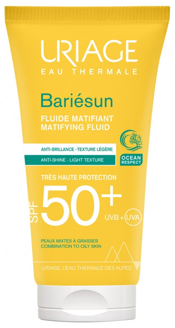Uriage Bariésun Mattifying Fluid SPF50+ 50ml Uriage Bariésun Mattifying Fluid SPF50+ 50ml