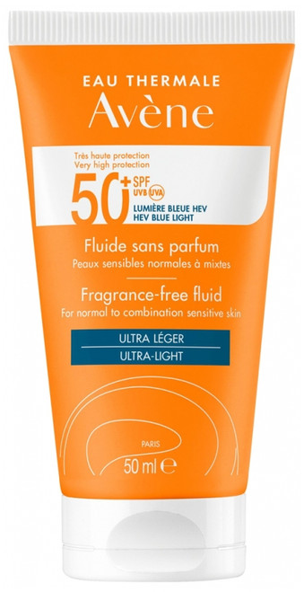 Avène Fluide Fragrance Free SPF50+ 50ml Avène Fluide Fragrance Free SPF50+ 50ml