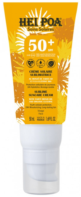 Hei Poa Sublime Suncare Cream Face SPF50+ 50ml Hei Poa Sublime Suncare Cream Face SPF50+ 50ml