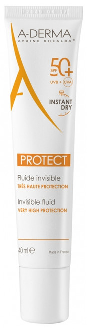 A-DERMA Protect Invisible Fluid Very High Protection SPF50+ 40ml
