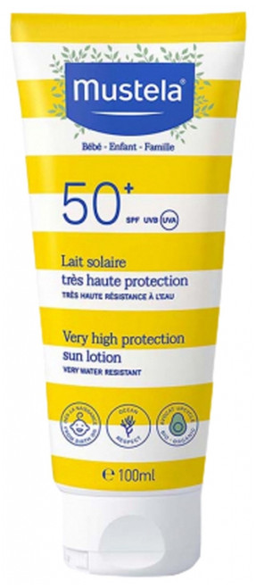Mustela Very High Protection Sun Lotion Baby-Children-Family SPF50+ 100ml