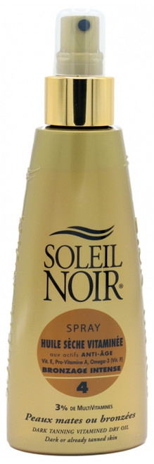 Soleil Noir Intense Tanning Vitamined Dry Oil 4 Spray 150ml Soleil Noir Intense Tanning Vitamined Dry Oil 4 Spray 150ml