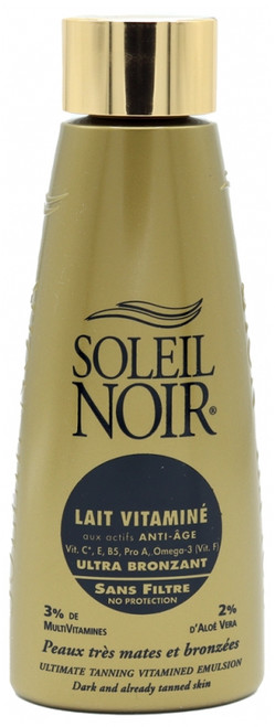 Soleil Noir Ultimate Tanning Vitamined Emulsion No Protection 150ml Soleil Noir Ultimate Tanning Vitamined Emulsion No Protection 150ml