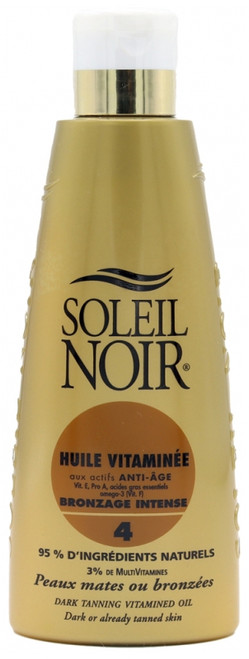 Soleil Noir Vitamined Oil Intense Tanning 4 150ml Soleil Noir Vitamined Oil Intense Tanning 4 150ml