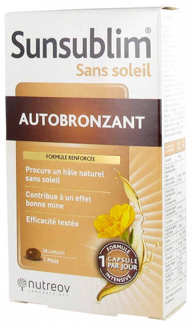 Nutreov Sunsublim Self-Tanner 28 Gel-Caps