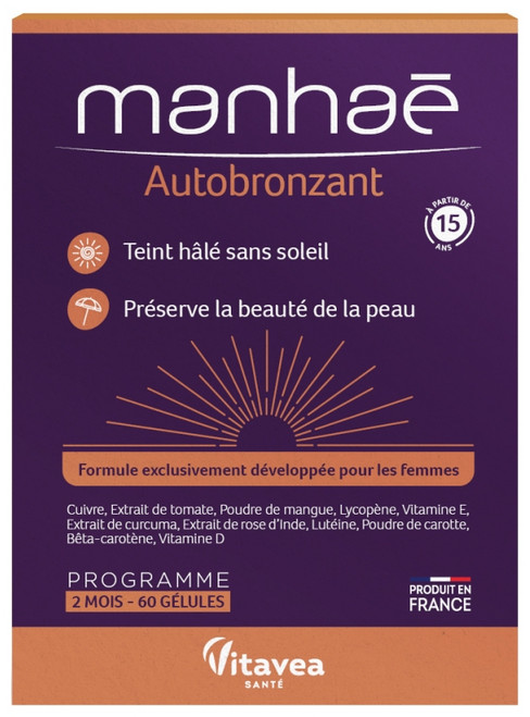 Vitavea Manhaé Self Tanning 60 Capsules Vitavea Manhaé Self Tanning 60 Capsules